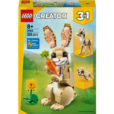 Abbildung von LEGO Creator 3in1 Häschen Modell umbaubar in eine Lama Figur oder Spielzeug Robbe Bauset mit Tieren für Kinder Geburtstagsgeschenk Mädchen und Jungen ab 8 Jahren 31162