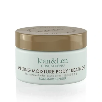 Abbildung von Jean &amp; Len Melting Moisture Body Treatment Rosemary Ginger, für ein duftendes Pflegeergebnis, normale Haut, hochwertiger Tiegel, Pflegende Butter, 50 ml