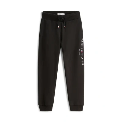 Abbildung von Tommy Hilfiger Essential Unisex Jogginghose für Kinder, Größe: 152, Black