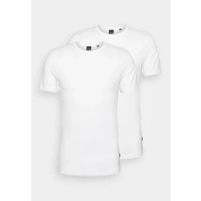 Abbildung von Only &amp; Sons Onsbasic SLIM O NECK 2 PACK Tshirt basic, Herren, Größe: Small, White