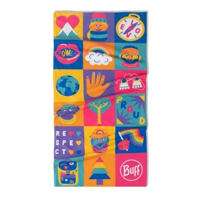 Abbildung von BUFF® Schlauchschal CoolNet UV® Männlich Weiblich Erwachsene Flexibel, UPF50 Schutz, leicht, dehnbar, recyceltes Material, Sport, Sommer, Einheitsgröße, Multi Pride