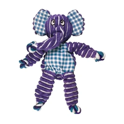 Abbildung von KONG Floppy Knots Elephant Innere Geknotete Seile und Minimale Füllung Für Weniger Unordnung Mittelgroße/Große Hunde