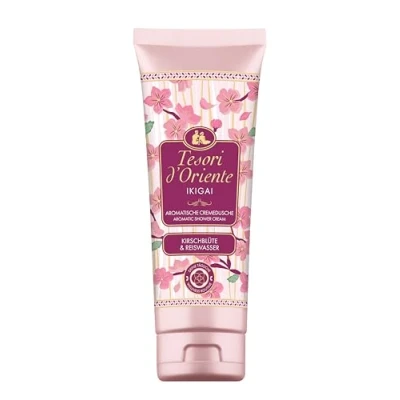Abbildung von Tesori d&#039;Oriente Cremedusche &quot;Ikigai&quot; aromatisches Duschgel Kirschblüte und Reiswasser zur Körperpflege Ritual für Körper &amp; Sinne 250ml