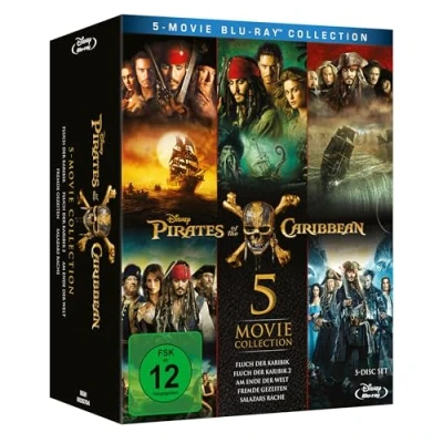 Abbildung von Pirates of the Caribbean 1 5 Box [Blu ray]