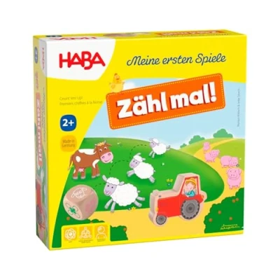 Abbildung von HABA Meine ersten Spiele Zähl mal! Tierisches Zählspiel für Kinder ab 2 Jahren Spielerisch Zählen Lernen mit hochwertigen Holzfiguren 1305878001