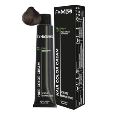 Abbildung von FemMas Haarfarbe Mittelblond Ultra Intensiv 7.00 I Professionelle Creme mit Arganöl, Keratin &amp; Ceramiden Als dauerhafte Haarfärbung für strahlende, haltbare Farbergebnisse 100 ml