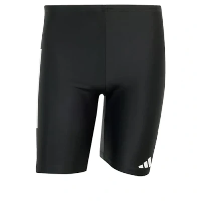 Abbildung von adidas Herren 3 Stripes Swim Jammers 8 INCH, Black/White, XS Short
