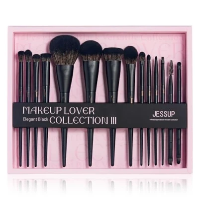 Abbildung von Jessup Pinselset Makeup Pinsel 14 Stk Make Up Set Gesichtpinsel Augenpinsel Puderpinsel Lidschattenpinsel Foundation Concealer Eyeliner Geschenkverpackung T336 G