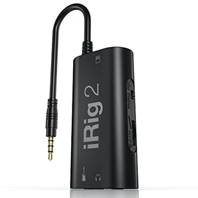 Abbildung von IK Multimedia P953 iRig 2 Gitarren Schnittstellenadapter für iPhone, iPod Touch, iPad, Mac und Android