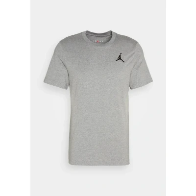 Abbildung von Jordan Jumpman CREW Tshirt basic, Herren, Größe: Medium, Carbon heather/black