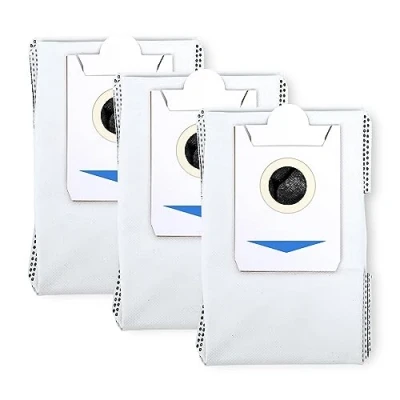 Abbildung von ECOVACS 3L antibakterielle Staubbeutel für den DEEBOT X2 Omni All in One Station, 3er Pack, Originalzubehör, Weiss