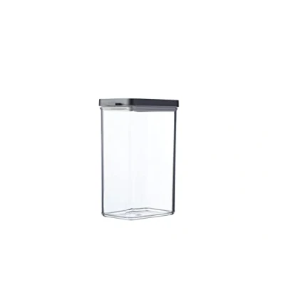 Abbildung von Mepal Vorratsdosen mit Deckel Vorratsbehälter Luftdicht &amp; Stapelbar Küchenaufbewahrung Organisation Spülmaschinenfest 2000 ml Black