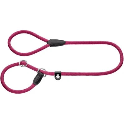 Abbildung von HUNTER FREESTYLE Retriever Leine, mit integrierter Halsung, witterungsbeständig, 0,8 x 120 cm, himbeer