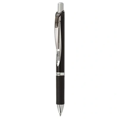 Abbildung von Pentel EnerGel Document BLP77 AX Gel Tintenroller, schwarz, 0,7 mm Strichstärke, Druckmechanik, nachfüllbar, wasserfeste, lichtechte Tinte dokumentenecht nach ISO 27668 2, 1 Stück (1er Pack)