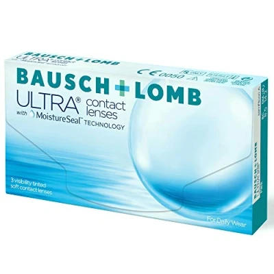 Abbildung von Bausch + Lomb Ultra, sphärische Premium Monatslinsen, Kontaktlinsen weich, 3 Stück BC 8.5 mm / DIA 14.2 0.75 Dioptrien