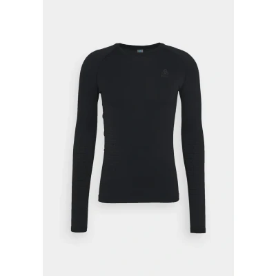 Abbildung von odlo Performance WARM ECO CREW NECK Unterhemd/shirt, Herren, Größe: 42/44, Black/new graphite grey