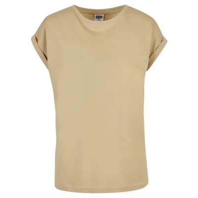 Abbildung von Urban Classics Extended Shoulder Tshirt basic, Damen, Größe: 3XL, Unionbeige