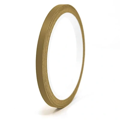Abbildung von Finest Folia 10 Meter Matt Zierstreifen Auto LKW Motorrad Boot Modellbau Basteln DIY Deko Dekorstreifen Seitenstreifen Klebestreife selbstklebend (Gold matt, 4mm Breite)