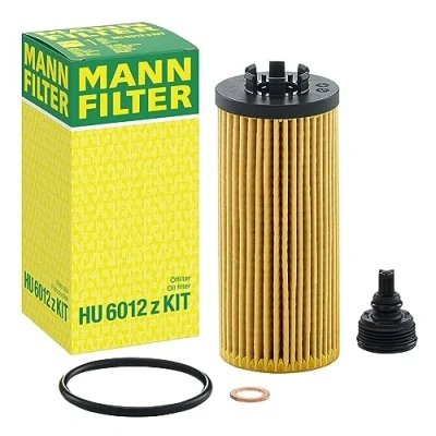 Abbildung von MANN FILTER HU 6012 z KIT Ölfilter Satz mit Dichtung / Dichtungssatz Für PKW