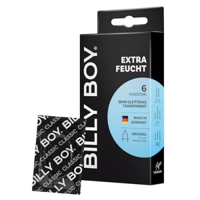Abbildung von BILLY BOY Kondome Extra Feucht 6er 52 mm ORIGINAL mit mehr Gleitfilm (1x6 Stück)