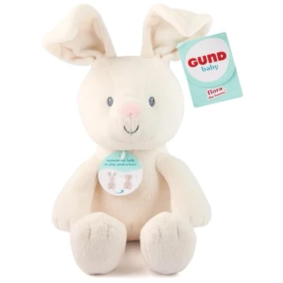 Abbildung von GUND Guck Flora hochwertiges Plüschtier, ca. 18 cm (sitzend) mit beweglichen Ohren, empfohlen für Kinder ab 10 Monaten