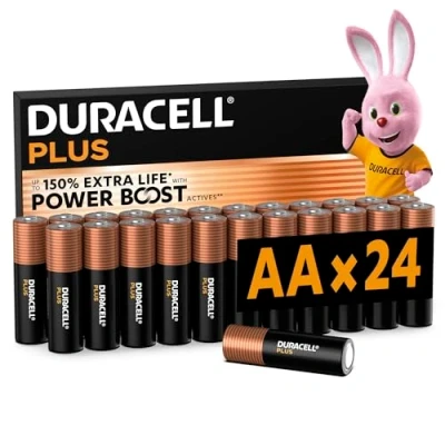 Abbildung von Duracell Plus Batterien AA, 24 Stück, langlebige Power, AA Batterie für Haushalt und Büro