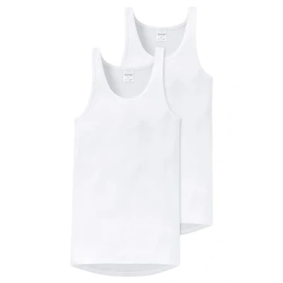 Abbildung von Schiesser Herren 2 Pack Ohne Arm Original Feinripp Unterhemd, Weiss_005121, XXL EU