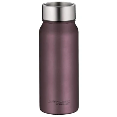 Abbildung von THERMOcafé by THERMOS TC DRINKING MUG burgundy mat 0,50l, Thermobecher Edelstahl, Isolierbecher, Kaffeebecher to go, auslaufsicher, 9 Stunden heiß 18 kalt, spülmaschinenfest, BPA frei