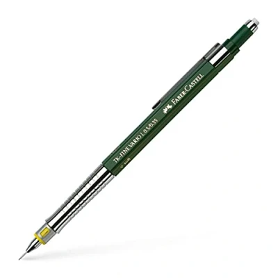 Abbildung von FABER CASTELL 135300 Druckbleistift TK FINE VARIO L, Minenstärke 0,35 mm, Schaftfarbe grün, 1 Stück
