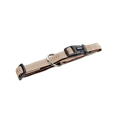 Abbildung von Nobby Halsband Soft Grip, beige / chocolate L: 20 30 cm, B: 10 mm, 1 Stück