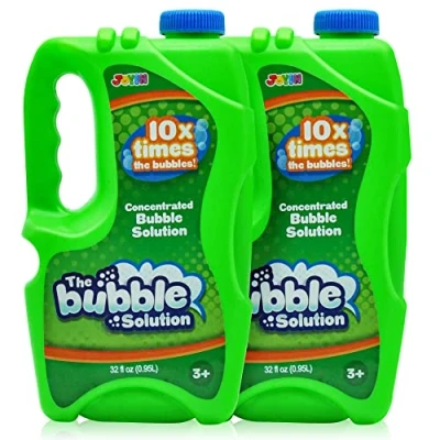Abbildung von JOYIN 2x0.95L KOZENTRIERT Seifenblasenflüssigkeit (bis zu 19 L) Seifenblasen Nachfüllflasche für Mischung der Riesenseifenblasen und Normale Seifenblase Seifenblasenmaschine Seifenblasenpistole