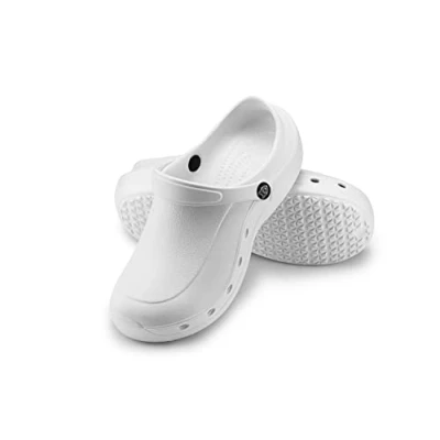 Abbildung von ESTRO Gartenclogs Herren Gartenschuhe Damen Unisex Leicht Gummischuhe Sommer Garten Clogs F92 (40, Weiß)