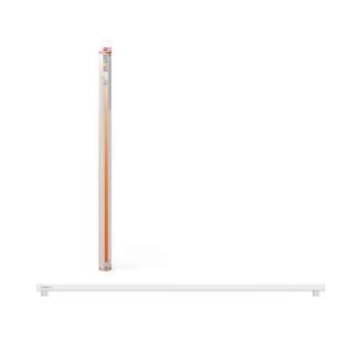 Abbildung von OSRAM LEDinestra stabförmige LED Lampe aus gefrostetem Kunststoff, S14s Fassung, dimmbar, warmweißes Licht mit 2700 K, 100 cm lang, 9.9 W, 1055 lm, ausgezeichnete Farbwiedergabe CRI 90, EEK F.
