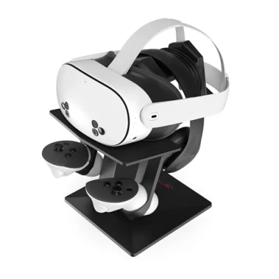 Abbildung von DigiCharge VR Headset Ständer für Meta Quest 3S / 3 Oculus 2 Mount Display Aufbewahrung und Touch Controller