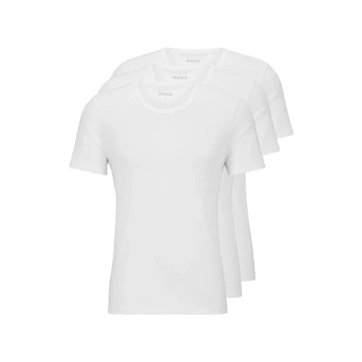 Abbildung von BOSS RN 3PACK Classic Unterhemd/shirt, Herren, Größe: XL, White