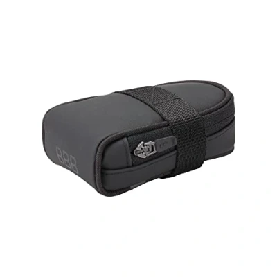 Abbildung von BBB Cycling Fahrrad satteltasche für Universal Bander fur Einfache Montage auf Mountainbike Rennrad und Citybike, Sattle Tasche Saddle Bag, Racepack B, Schwarz