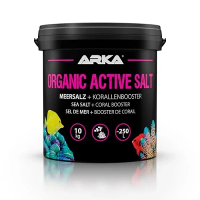 Abbildung von MICROBE LIFT Organic Active Salt 10 kg Qualitäts Meersalz mit organischen Bestandteilen, fördert Wachstum und Farbenpracht der Korallen in Meerwasseraquarien.