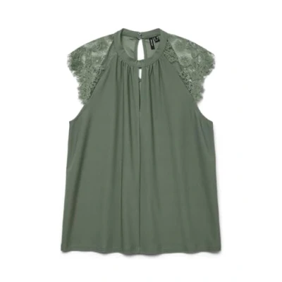 Abbildung von Vero Moda Vmmilla SL TEE GA NOOS Bluse, Damen, Größe: XS, Laurel wreath