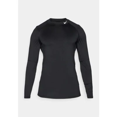 Abbildung von Nike Performance Tight MOCK Langarmshirt, Herren, Größe: XXL, Black/white