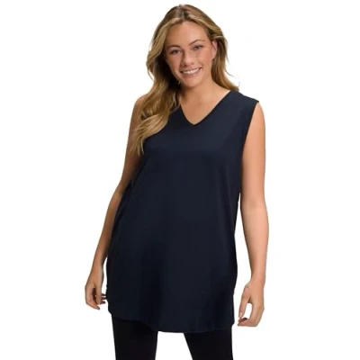 Abbildung von Ulla Popken, Damen, große Größen, Basic V Top