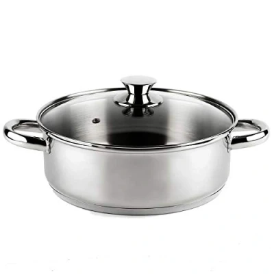 Abbildung von VIER CI26 Kochtopf für Induktion, 26 cm, Rostfreier Edelstahl 18/10, Cacerola Inoxidable 18/10