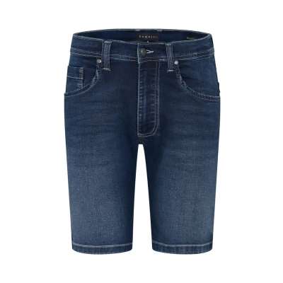 Abbildung von bugatti Jeans Shorts, Herren, Größe: 48, Mittelblau