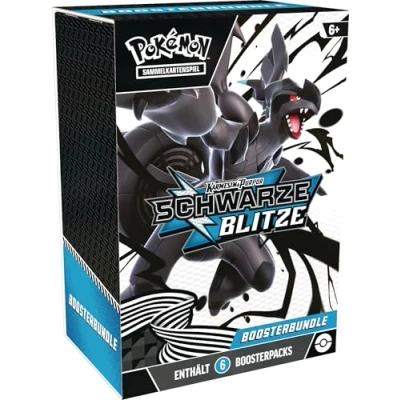 Abbildung von Pokémon Sammelkartenspiel: Boosterbundle Karmesin &amp; Purpur Schwarze Blitze (6 Boosterpacks)