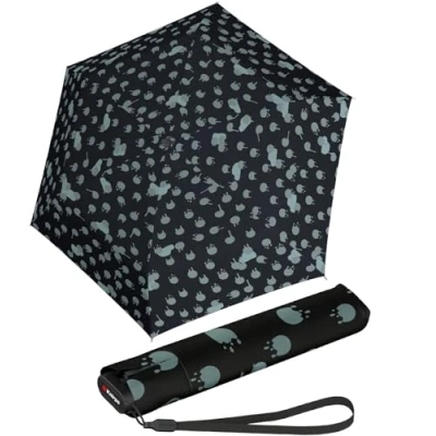 Abbildung von Knirps Taschenschirm US.050 Ultra Light Slim Manual rainyday Black