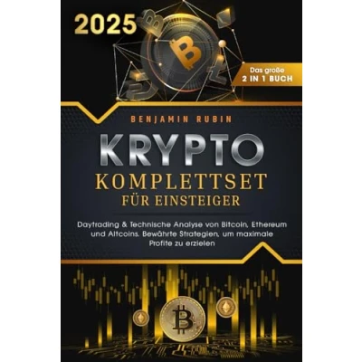 Abbildung von Krypto Komplettset für Einsteiger Das große 2 in 1 Buch: Daytrading &amp; Technische Analyse von Bitcoin, Ethereum und Altcoins. Bewährte Strategien, um maximale Profite zu erzielen