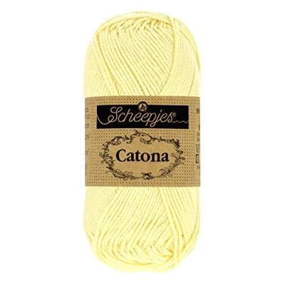 Abbildung von Scheepjes 101 Kerze Licht Catona Garn 1x50g