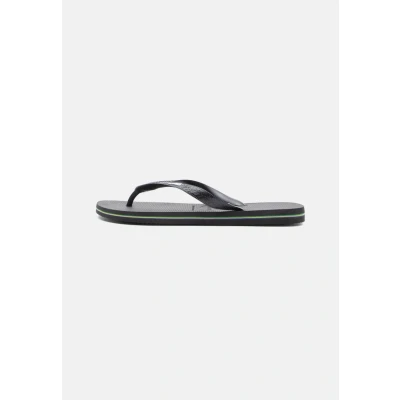 Abbildung von Havaianas FLIP FLOP Brasil LOGO Badezehentrenner für Kinder, Größe: 23 24, black Kunststoff