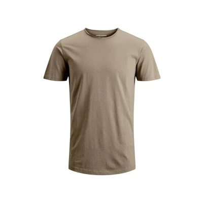 Abbildung von Jack &amp; Jones Collo Rollino Tshirt basic, Herren, Größe: Large, Beige