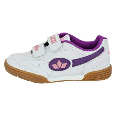 Abbildung von Lico Bernie V Unisex Kinder Multisport Indoor Schuhe, Weiß/ Lila/ Rosa, 30 EU