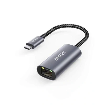 Abbildung von Anker PowerExpand USB C auf Gigabit Ethernet Adapter, Aluminium, kompaktes Design, für MacBook Pro, Air 2018, iPad Pro XPS, und viele mehr
